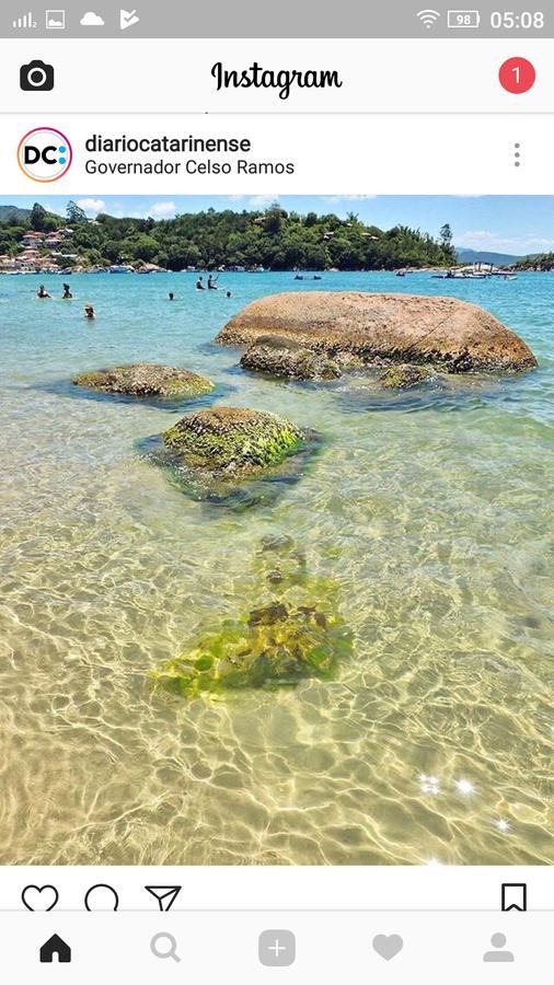 Casa De Praia Ponta Dos Ganchos De Fora Говернадор-Селсу-Рамус Экстерьер фото